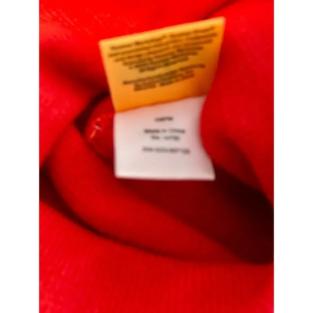 Sesame Street Elmo Youth Beanie Hat Red Knit With Pom Pom